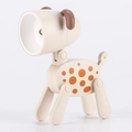 Beige giraffe-shaped mini LED night light with orange spots and adjustable joints - Spotted Dog (LD18B) / Light Gray