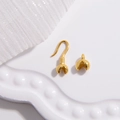 Goldene S925 Sterlingsilber Lotus Hakenverbinder für DIY Schmuckherstellung Zubehör - Gold Set