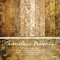 Timeless patterns scrapbook paper pad with 12 vintage damascus designs for DIY albums - R2473a 24 Sheets