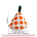Heat-resistant cotton pot handle cover with orange polka dots and 12cm diameter base - Orange Polka Dot