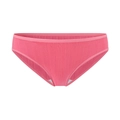 Pink ribbed cotton women's panties with low-waist breathable design and seamless finish - Pink