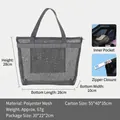 ZP024# Zipper Wash Bag Grey