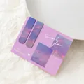Set of two magnetic bookmarks with dreamy purple sunset glow landscape design - 2 Pcs/Set / Sunset Glow