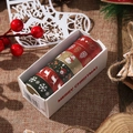 Christmas washi tape set with reindeer and snowflake patterns in a white gift box - Forest Reindeer Festival Style (SDMC230816-6)