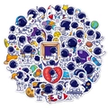 50pcs cute waterproof astronaut cartoon stickers for laptops, water bottles and luggage - Little Astronaut (TN-N18) / 50 Sheets
