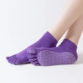 One Size / Five Toe-Solid Dark Purple