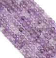 Faceted purple amethyst natural stone beads for DIY jewelry making and bracelets - Purple Crystal