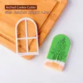 Cortador de galletas en forma de arco 5x9,5cm para galletas de Navidad y repostería - PLA / PC0188-Molde de Corte en Arco