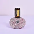 Close-up of luxury rhinestone aroma diffuser with pink crystals for 15ml essential oil - Luxury Rhinestone Studded - Mixed Pink