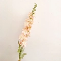Single stem of light pink artificial delphinium flower for home and wedding decoration - Pink