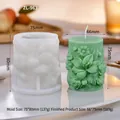 DIY silicone mold for 3D lily flower pillar candle making with dimensions 75x80mm - Flower Column ZL-963