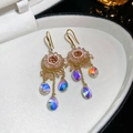 2# Ear Hook-Gold-Pink