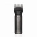 5oz black hair dye squeeze bottle with comb applicator and volume scale markings - Black