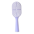 Lila hohle belüftete Haarbürste für Styling und schnelles Trocknen, ergonomischer Griff - Stehend Groß Lila