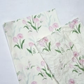 Creamy white tissue paper with pink watercolor tulips for floral and gift wrapping - Tulip Sydney Paper [Pink]