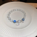 Moon Star Zircon Cat's Eye Glaze Bracelet