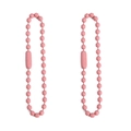 Cadena de bolas rosa para llaveros y accesorios de joyería hechos a mano - Rosa Coreano