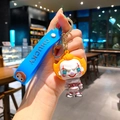 Horror movie Pennywise clown figurine keychain with blue embossed Chucky strap charm - B343-9 The Joker / Large