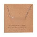 Silver Scorpio constellation pendant necklace in stainless steel on product card - Silver-Scorpio