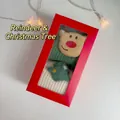 Pack de calcetines navideños con renos y árboles 3D en caja de regalo roja - Talla 35-39 / Árbol de Navidad + Reno