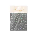 Holografische nagelstickers met oceaan thema MS 566 met schelpen en zeesterren effect - MS566 Holografische Schelp