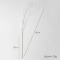 White Christmas sequin spray decorative branch with sparkling beads 90cm height - 90cm White Style (Weight Approx. 29g)