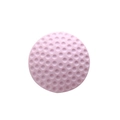 Soft pink silicone golf-style wall protector with textured surface for door knob buffer - Pink
