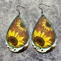 Blue Edge Sunflower Cow Print (4)