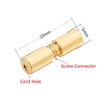 18K gold plated 15mm screw clasp connector for pearl necklace jewelry making - YP73-5mm / Gold