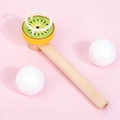 Wooden floating ball game toy for kids breathing exercises with kiwi pattern design - Kiwi Fruit Floating Ball