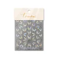 Adesivo per unghie farfalla iridescente con effetto perla e lucentezza della conchiglia - Stile Farfalla a Conchiglia Lucidi (MS 483)