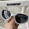 Close-up of metallic silver sports sunglasses with dark lenses for outdoor cycling and skiing - Cycling Half Frame Gray Frame Gray Lens