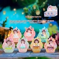 Luminous fox girl mystery box figures with metallic finish and glowing lights - -349 Prosperity Spirit Fox Large / Full Set of 6 (Electroplated with Light)
