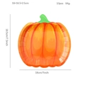 Thanksgiving pumpkin paper plates 18x18.5cm set of 10 for festive party tableware - 7 Inch Plain Orange Pumpkin Plates 10PCS