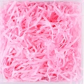 Soft pink shredded raffia paper filler for gift boxes and Easter packaging 20g - Pink