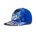 Casquette de baseball bleue pour enfants avec motif astronaute et texte Hello World - Astronaute Bleu Foncé