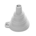 Imbuto pieghevole in silicone bianco per cucina in stato compatto con foro per appendere - Grande Grigio - Sfuso