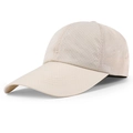 Breathable quick-dry mesh baseball cap in beige with extended brim for sun protection - Adjustable / Khaki