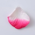 Artificial fabric rose petals featuring a soft white to pink gradient on a clean white background - Purple Red & White