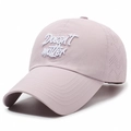 Light purple breathable baseball cap with white Doesn't Matter embroidery - Purple