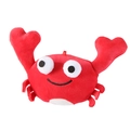 Simpatica spilla a forma di granchio in peluche rosso con consistenza morbida per borse - Granchio Rosso (Spilla Peluche)