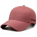 Berretto sportivo ad asciugatura rapida rosa antico con fori di ventilazione laser - Regolabile / Rosa scuro