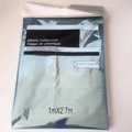 Blue and silver metallic plastic tablecover 1m x 2.7m in waterproof packaging - Light Blue 1m*2.7m