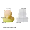 Stampo in silicone per anatra diavolo DIY per resina e figurine in gesso - Stampo Anatra con Corna di Ariete(D4471)