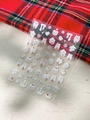 Autocollants ongles 3D relief avec bonshommes de neige, ours polaires et flocons YT4396 - Relief 5D-Bonhomme de Neige Hiver YT4396