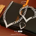 Silbernes 3-Teiliges Set