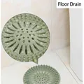Copertura scarico in silicone verde con filtro anti-intasamento per capelli da bagno - Verde Tondo Classico