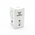 White packaging box for pet waste bag dispenser with hook and viewing window - Dispenser Only (Color Box) / White