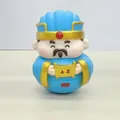 Blue Tumbler Capybara Figurine with Golden Scroll Holding Good Luck Message - 3070 Success Figure