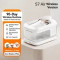 Wireless 4.5L smart pet water fountain in snowy white with 90-day battery life - S7 Air Wireless Non-Heating Style / Snow White